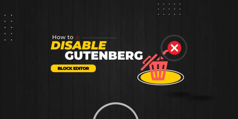 Disable Gutenberg